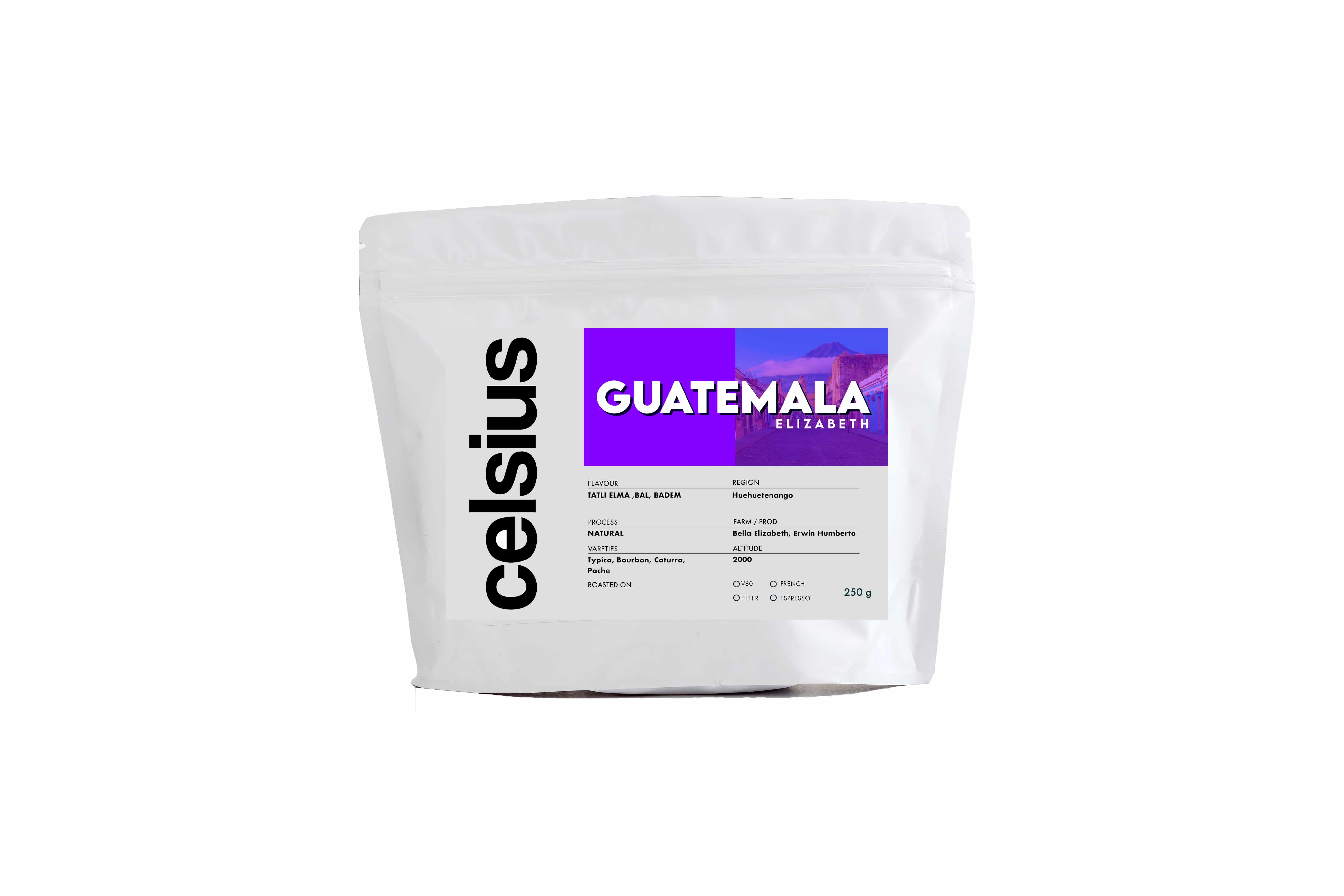 Guatemala Elizabeth Natural – Filtre Kahve